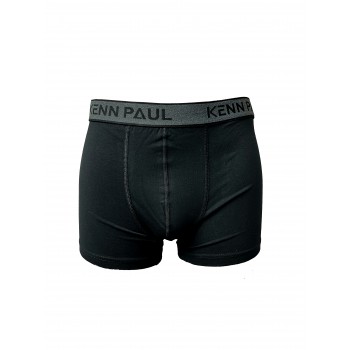 Kenn Paul ανδρικά βαμβακερά boxer 3pack μαύρα KENN PAUL-BLACK